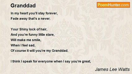 James Lee Watts - Granddad