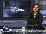 Jóvenes realizan protesta cultural por los normalistas desaparecidos