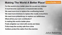 Julius Babarinsa - Making The World A Better Place!