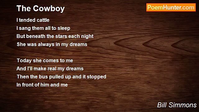 Bill Simmons - The Cowboy