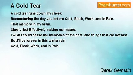 Derek Germain - A Cold Tear