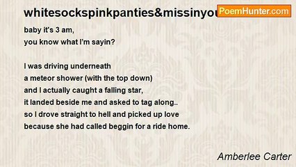 Amberlee Carter - whitesockspinkpanties&missinyou