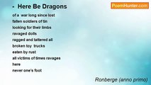 Ronberge (anno primo) - -  Here Be Dragons