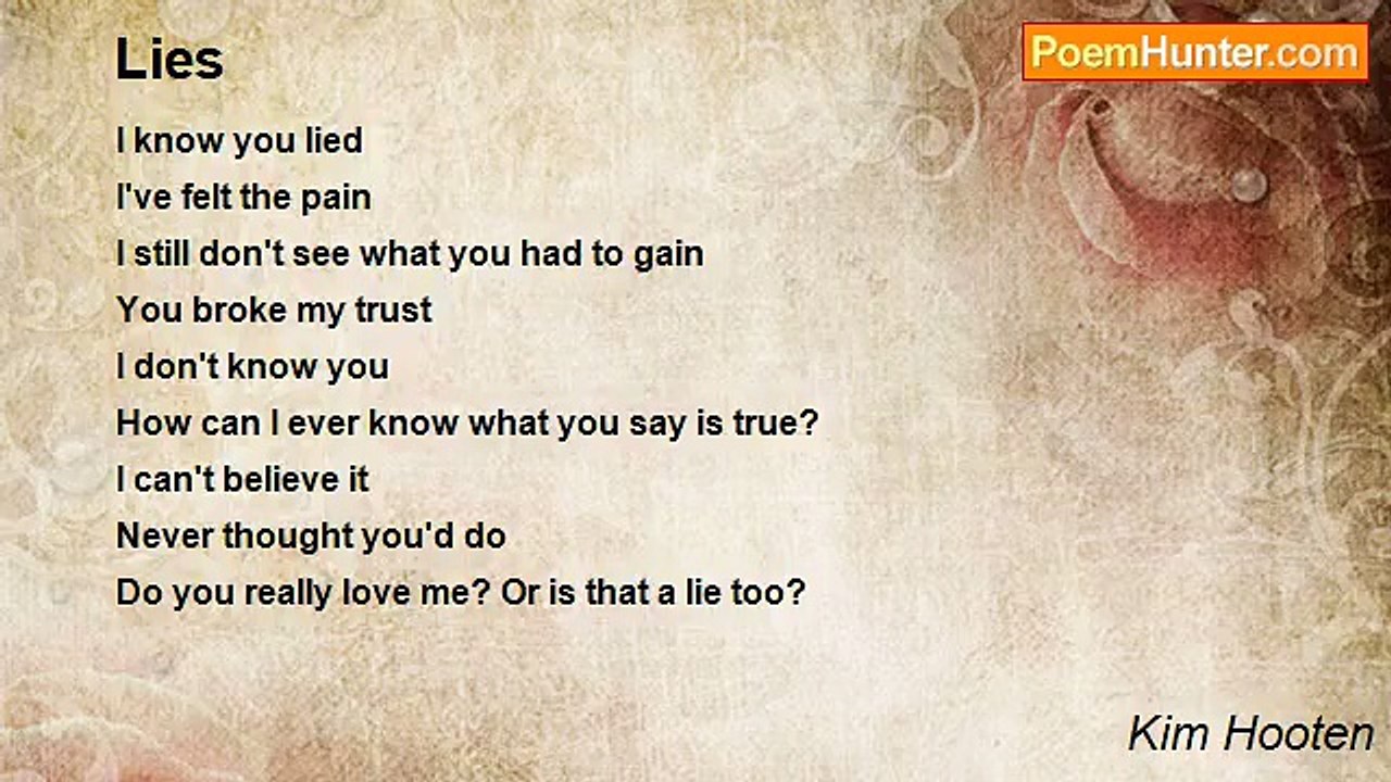 Kim Hooten - Lies