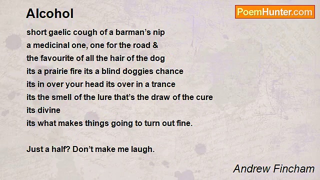 Andrew Fincham – Alcohol