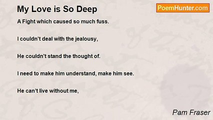 Pam Fraser - My Love is So Deep