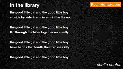 chelle santos - in the library