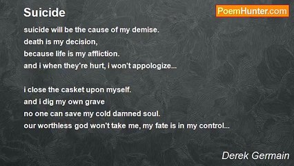 Derek Germain - Suicide