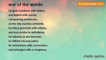 chelle santos - war of the words
