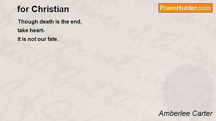 Amberlee Carter - for Christian