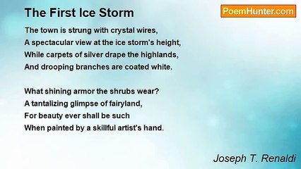 Joseph T. Renaldi - The First Ice Storm