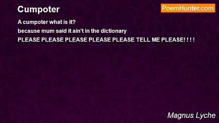 Magnus Lyche - Cumpoter
