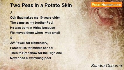 Sandra Osborne - Two Peas in a Potato Skin