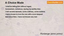 Ronberge (anno primo) - A Choice Made