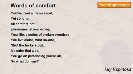 Lily Espinosa - Words of comfort