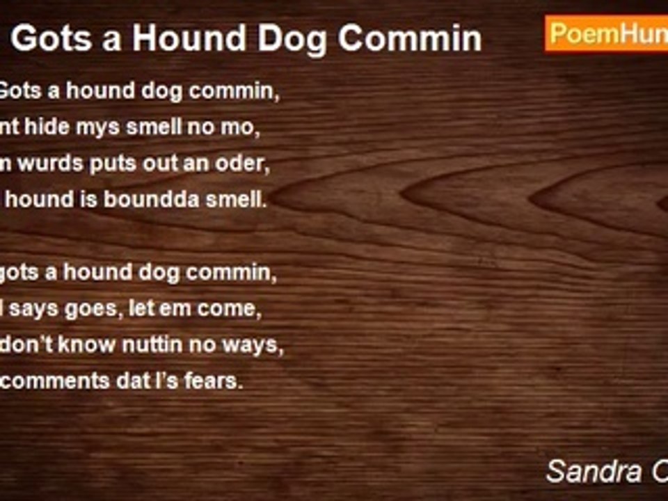 Sandra Osborne - I’s Gots a Hound Dog Commin