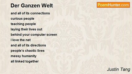 Justin Tang - Der Ganzen Welt