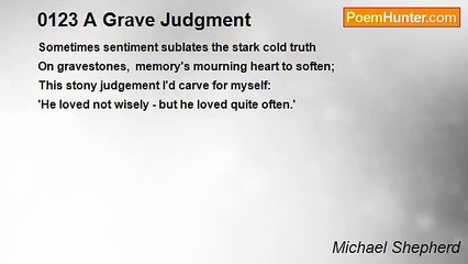 Michael Shepherd - 0123 A Grave Judgment