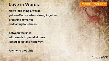 C.J. Heck - Love in Words