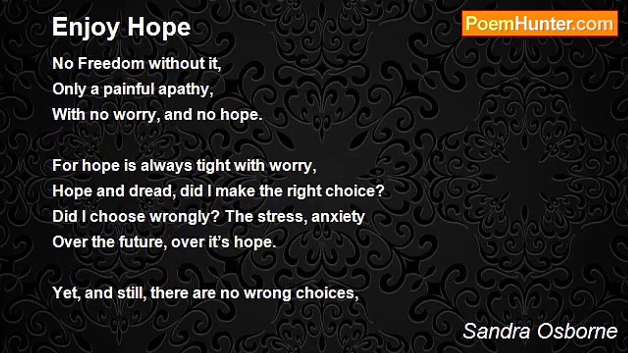 Sandra Osborne - Enjoy Hope
