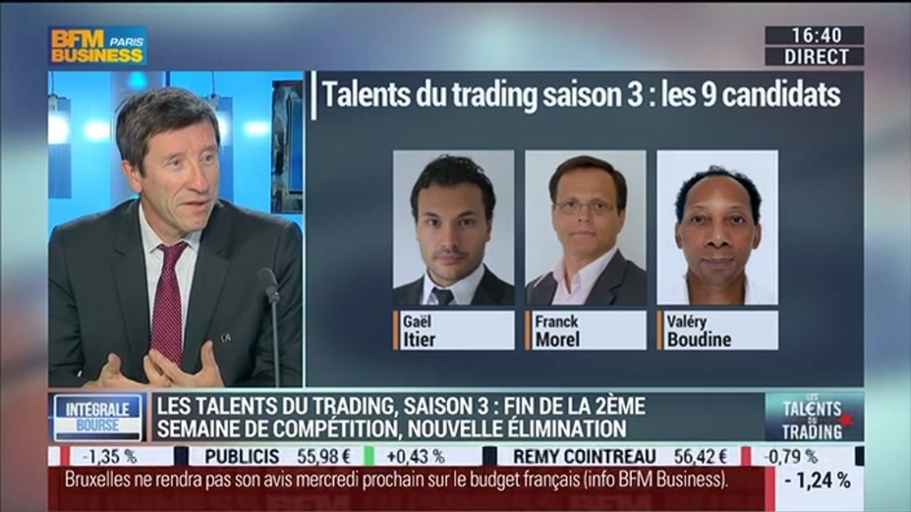 Les Talents du Trading, saison 3: Yoann Serre, Philippe Erdos, Alain Pitous et Fabrice Pelosi, dans Intégrale Bourse – 07/11