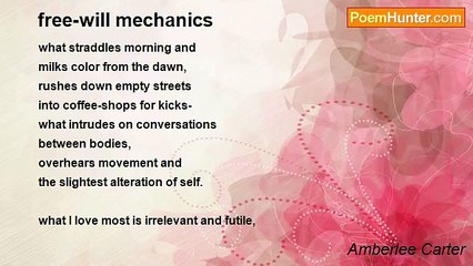 Amberlee Carter - free-will mechanics