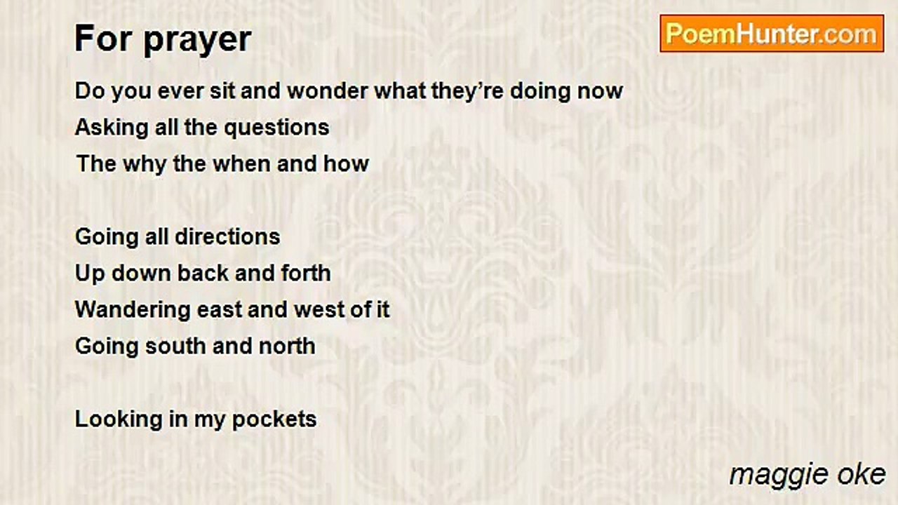 maggie oke - For prayer