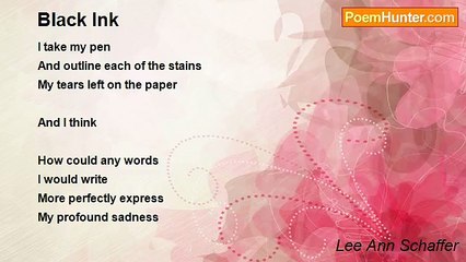 Lee Ann Schaffer - Black Ink