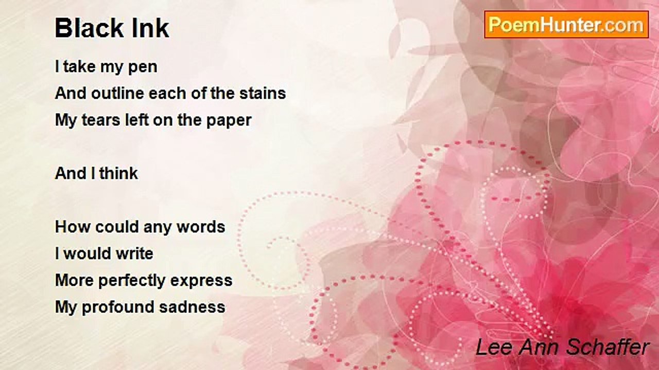 Lee Ann Schaffer - Black Ink