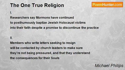 Michael Philips - The One True Religion