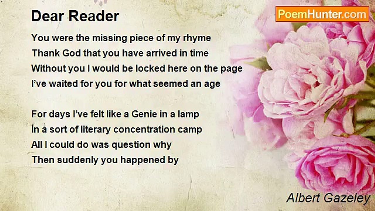 Albert Gazeley - Dear Reader