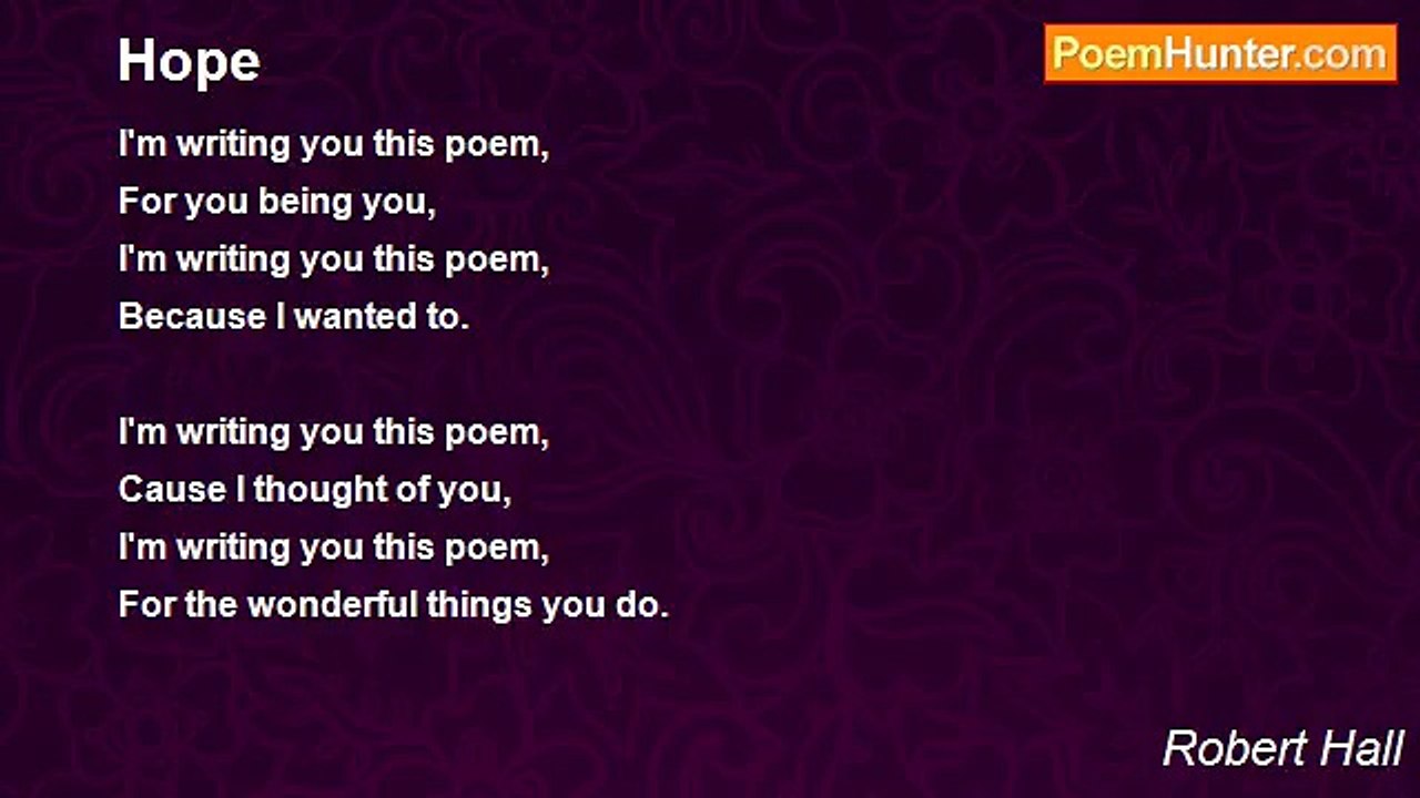 Robert Hall - Hope