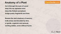 C.J. Heck - Anatomy of a Poet