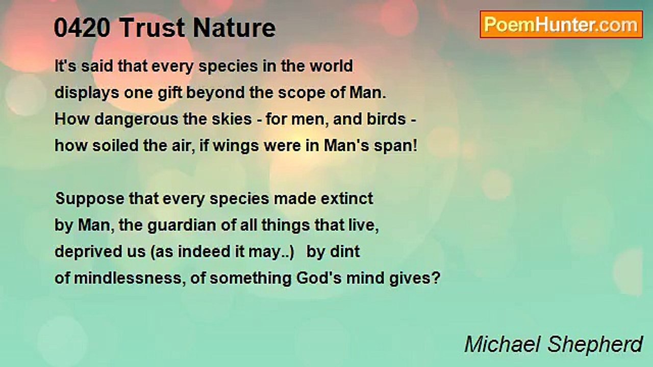 Michael Shepherd - 0420 Trust Nature