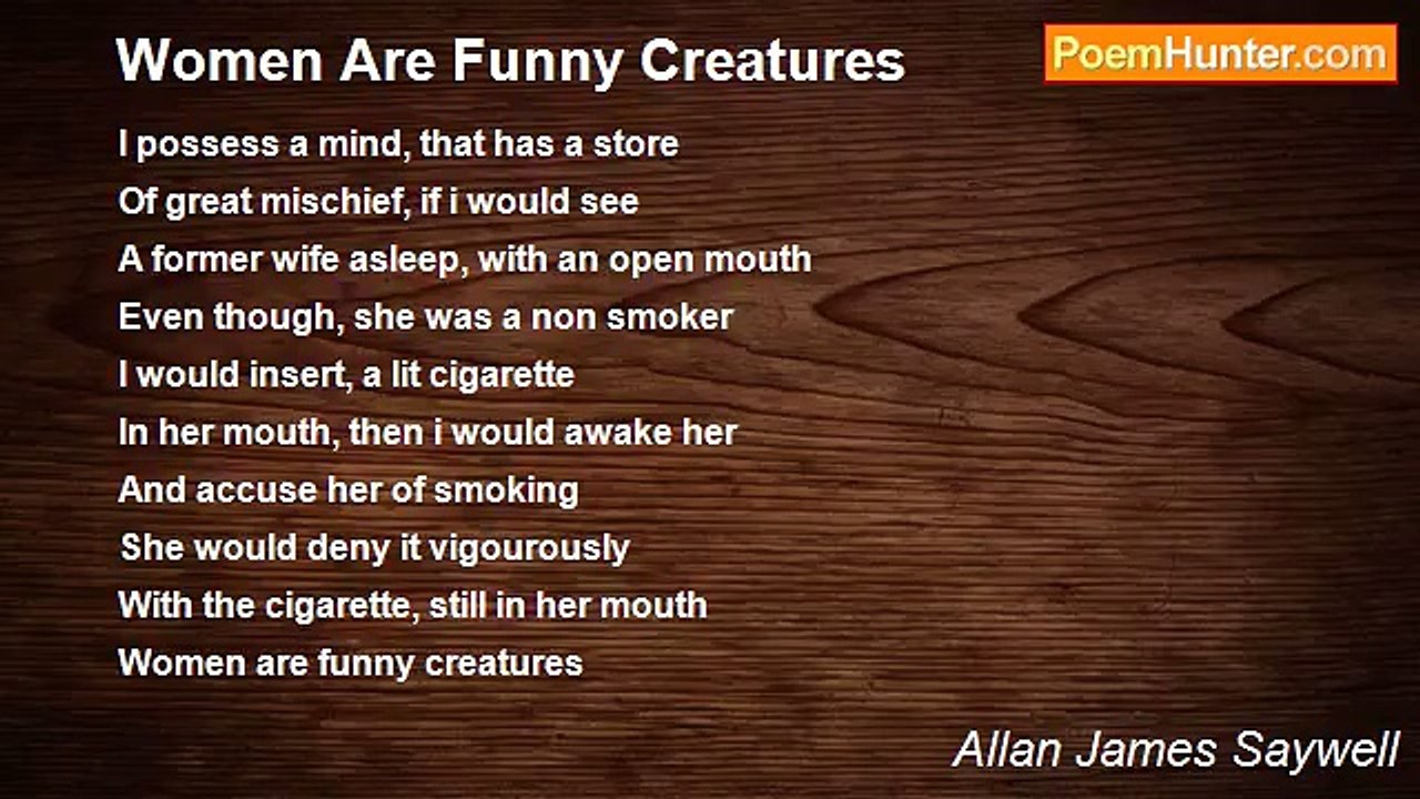 Allan James Saywell - Women Are Funny Creatures