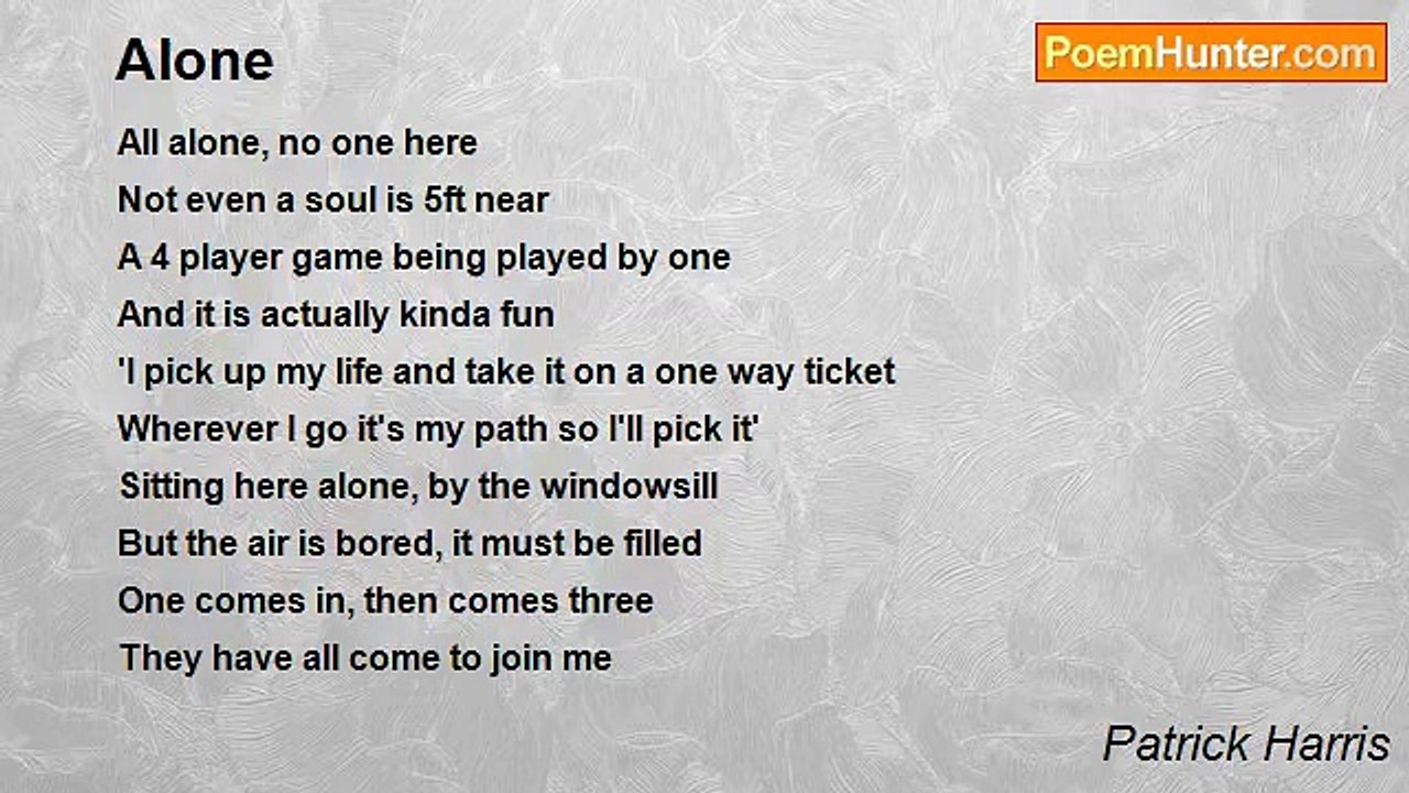 Patrick Harris - Alone