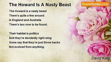 David Keig - The Howard Is A Nasty Beast