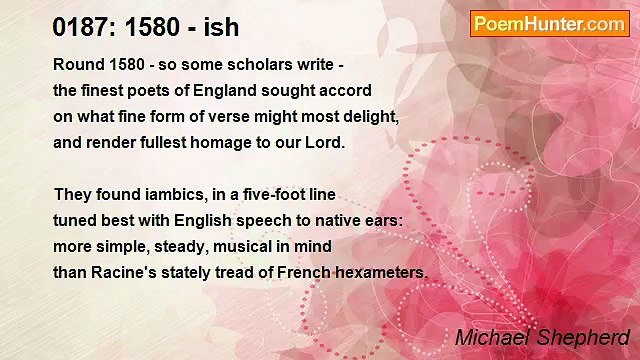 Michael Shepherd - 0187: 1580 - ish