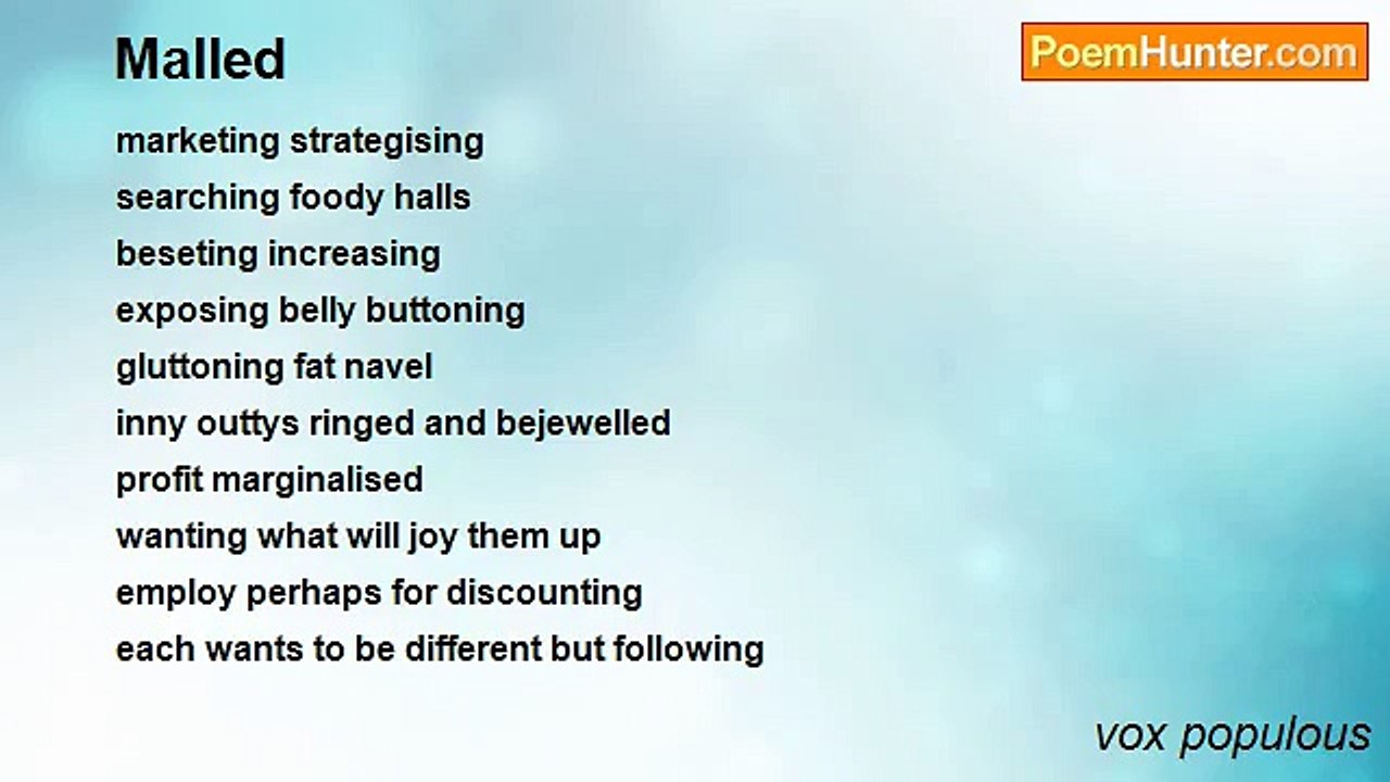 vox populous - Malled