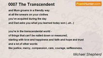 Michael Shepherd - 0007 The Transcendent