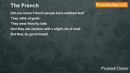 Pickled Onion - The French