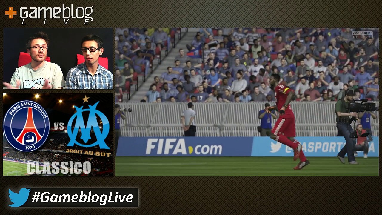 PSG - OM : Le "classico" sur FIFA 15 commenté par Gameblog !