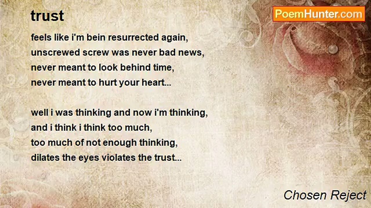 Chosen Reject - trust