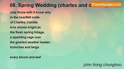 john tiong chunghoo - 08. Spring Wedding (charles and camilla)
