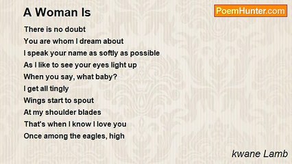 kwane Lamb - A Woman Is