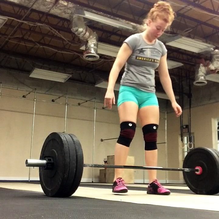 135# 1 clean + 2 front squats