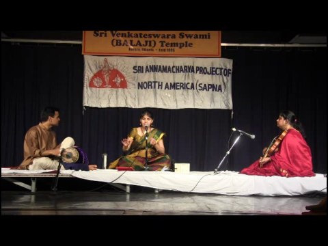 SAPNA: SRI ANNAMACHARYA PROJECT OF NA: ANNUAL EVENT 2014: SRI SOUMYA VARANASI: ENTHAMATRAMUNA