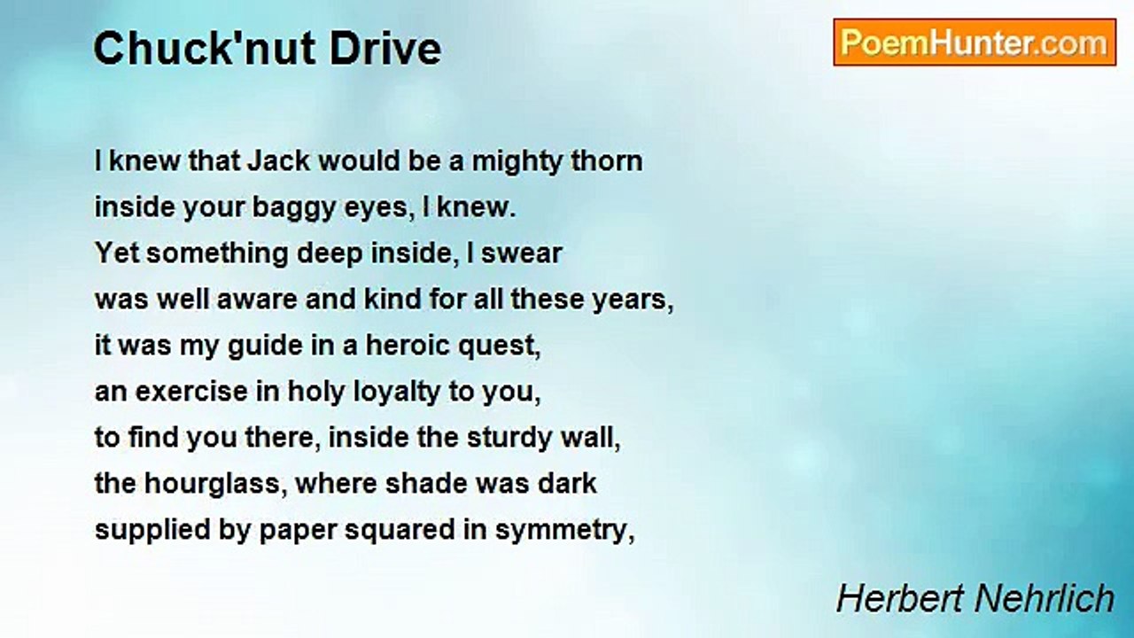 Herbert Nehrlich - Chuck'nut Drive