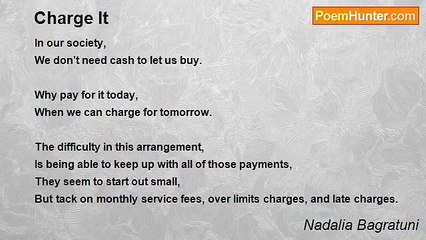 Nadalia Bagratuni - Charge It