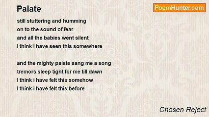 Chosen Reject - Palate